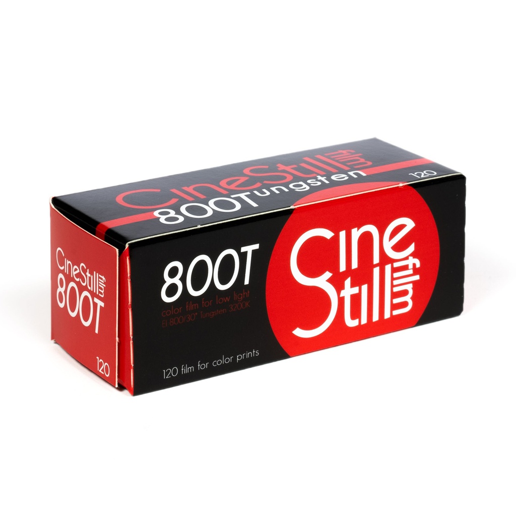 CINESTILL 800 ISO TUNGSTEN COLOR NEGATIVE FILM 120