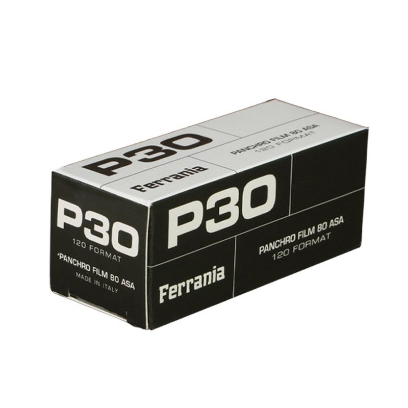 FERRANIA P30 BLACK AND WHITE FILM 120