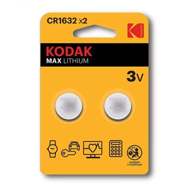 KODAK BATTERY LITHIUM 1632 BL2  