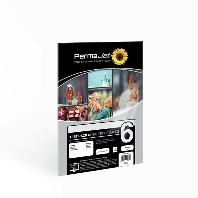 PERMAJET GREETING CARDS SAMPLER PACK - A4 > A5 8