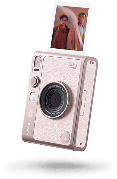 FUJI INSTAX MINI EVO CAMERA GENTLE ROSE