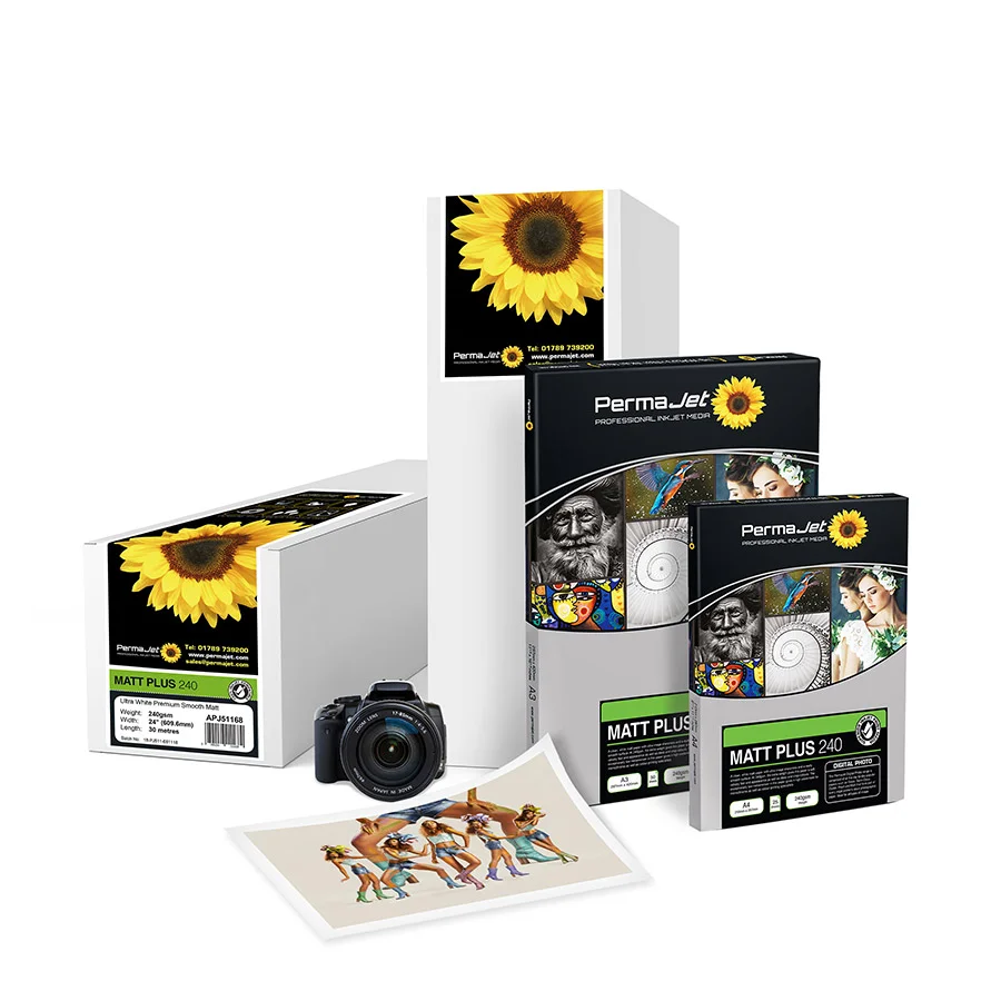 PERMAJET MATT PLUS - 240GSM 44" ROLL 30MTR.