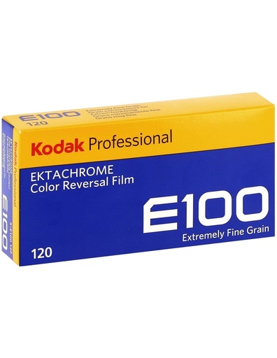 [8731200] KODAK PELLICOLA EKTACHROME 100 DIAPOSITIVA 120/5 PEZZI