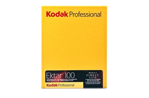 [1587484] KODAK PELLICOLA EKTAR 100 4X5/10 FOGLI