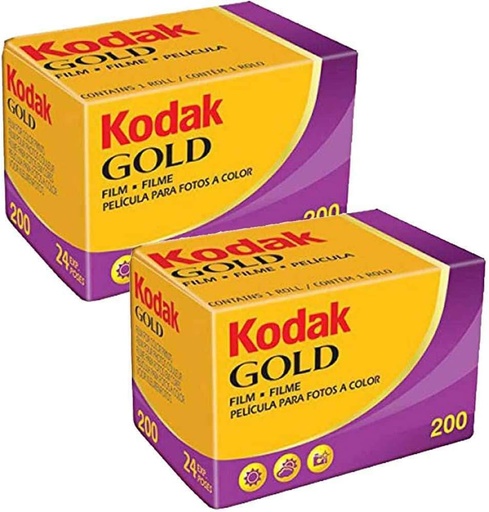 [6033963] KODAK PELLICOLA GOLD 200 135-24 POSE/2 PEZZI
