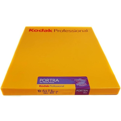 [1708205] KODAK PELLICOLA PORTRA 400 8X10/10 FOGLI