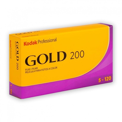 [1075597] KODAK PELLICOLA PROFESSIONAL GOLD 200 120/5 PEZZI