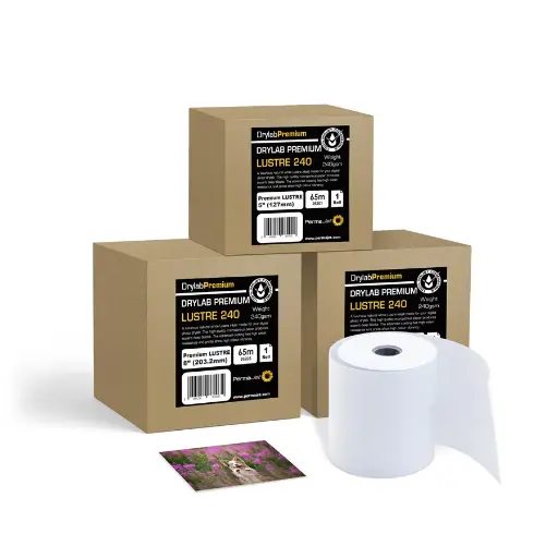[APJ26204] PERMAJET P71 PREMIUM LUSTRE  DRYLAB ROLL - 240 GSM A4 65 MTR