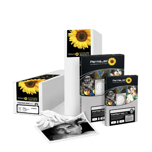 [APJ62013] PERMAJET PORTRAIT RAG 305GSM A4 25 