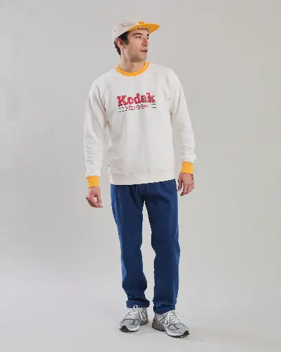[4351_L] KODAK RETRO FILM SWEATSHIRT ECRU L 