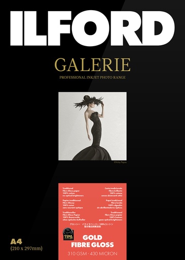 [GA6961432015] ILFORD GALERIE GOLD FIBRE GLOSS 310GSM (2004132) 17"-43,2CMX15M 1 ROLL